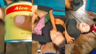 Bokep Bocil SMP di Perkosa Rame Rame Sambil Mabok Lem